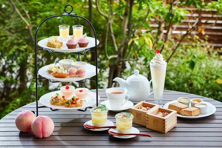 Peach afternoon tea　和×洋スイーツ